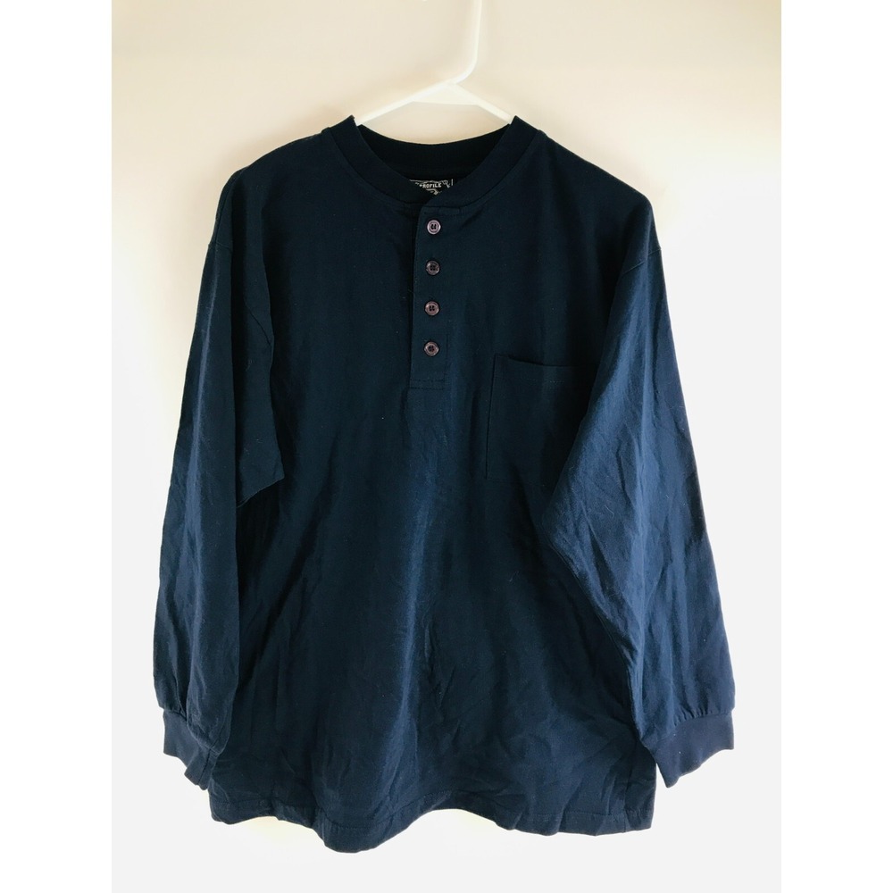 Profile Shirt, Men's Size Large, Navy Blue, Long Sleeve
